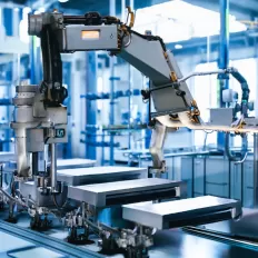 Preventing material misfeeds with swing-arm manipulator design tweaks