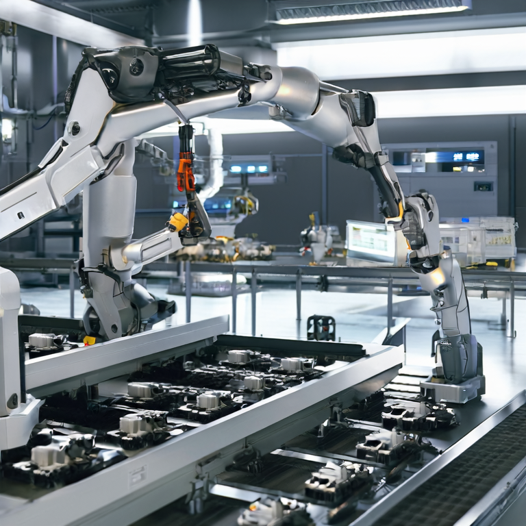 Robotic Arm with Quick-change fixtures