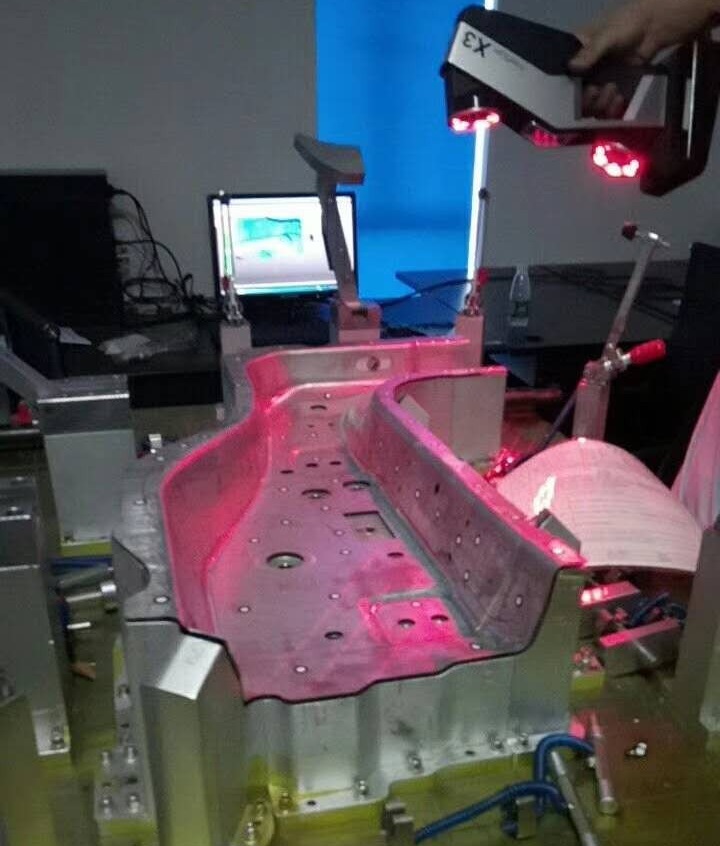 3D scanning inspection of automotive transfer stamping dies