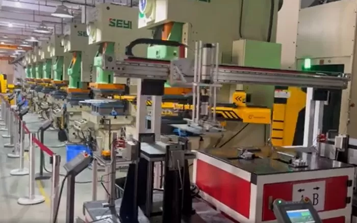 Computer Case Components Automated Stamping Line